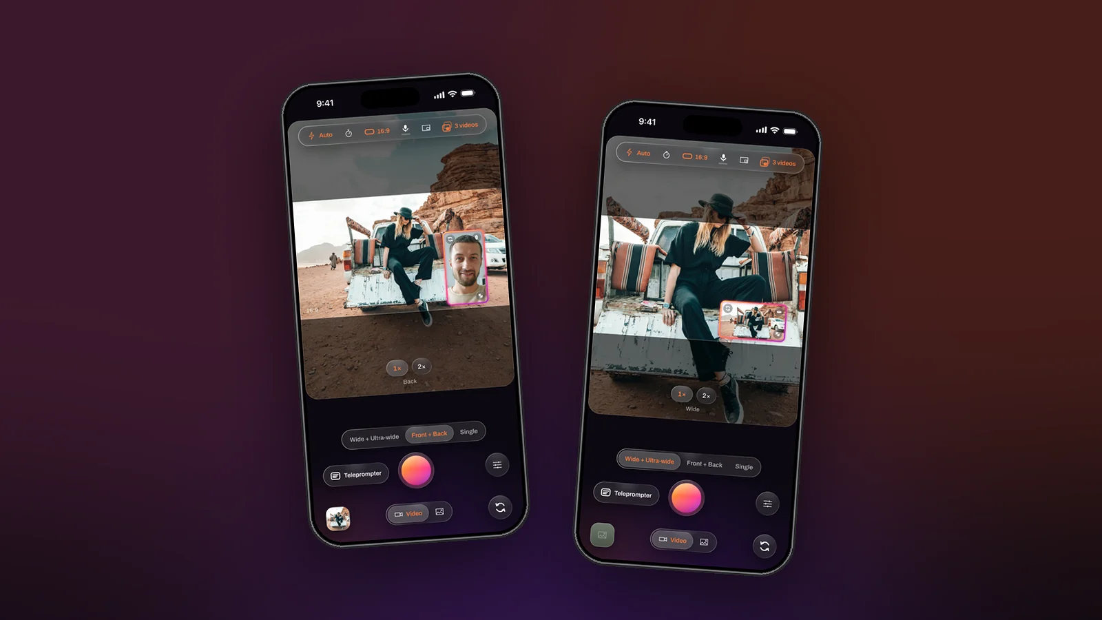 Picture-in-picture video on iPhone: record it live instead of editing it