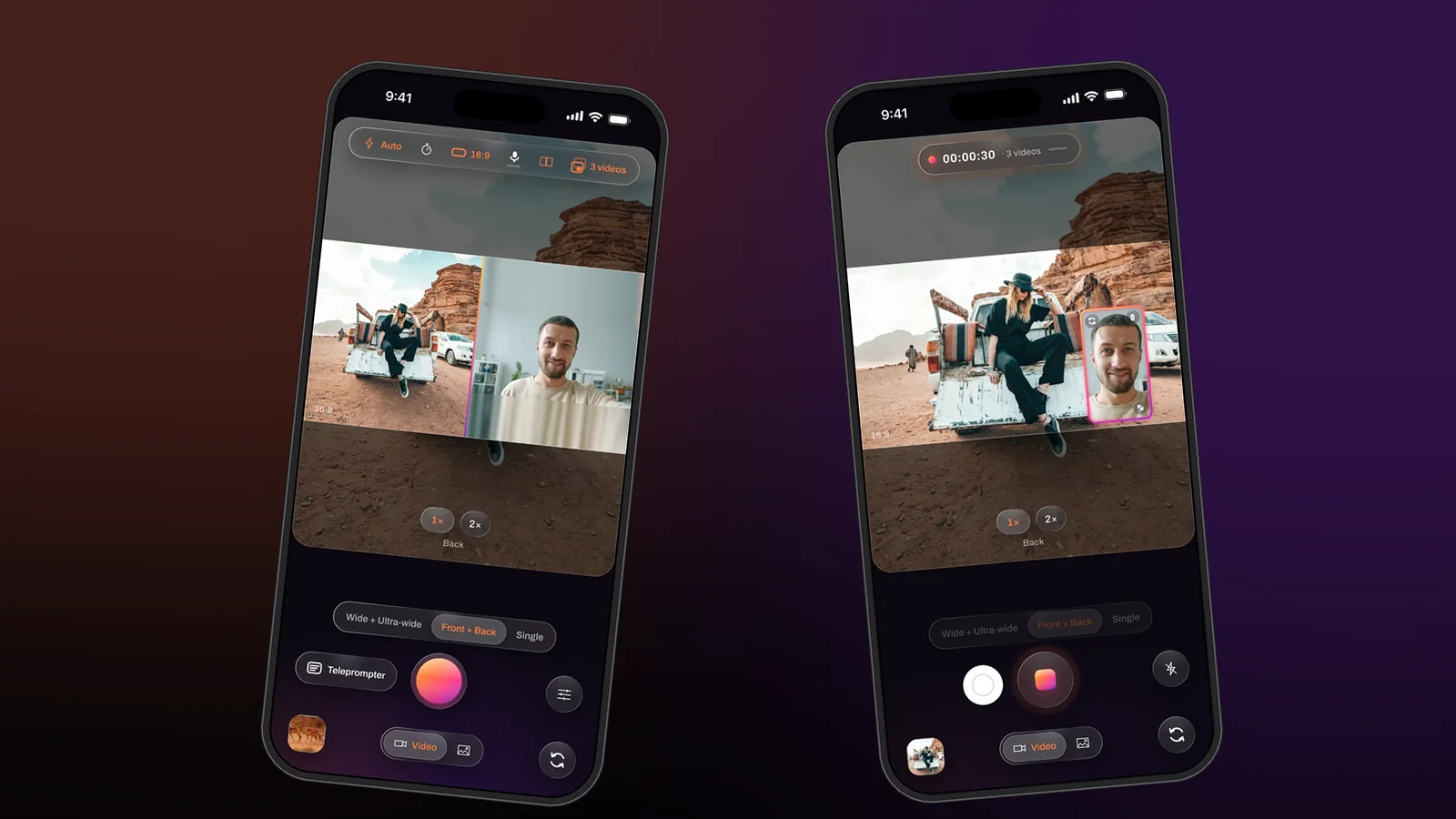 How to record with both iPhone cameras at once (and what to save)