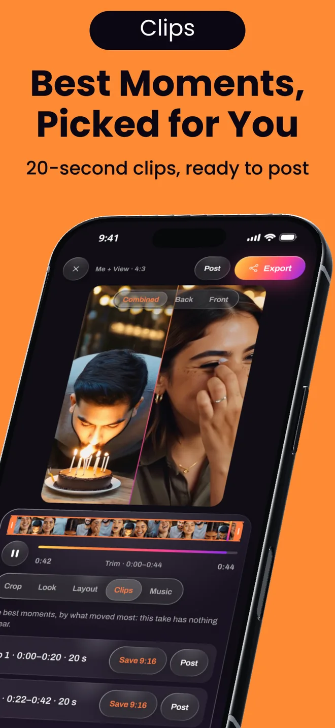 App Store screenshot: Best moments, picked for you